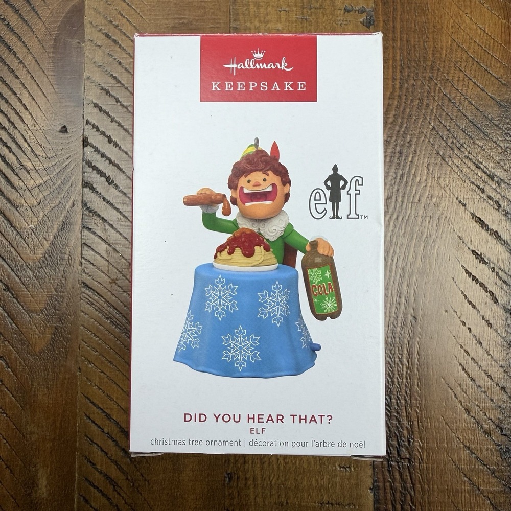 Hallmark 'Did You Hear That?' Disney's Elf Magic Sound 2023 Ornament New In Box